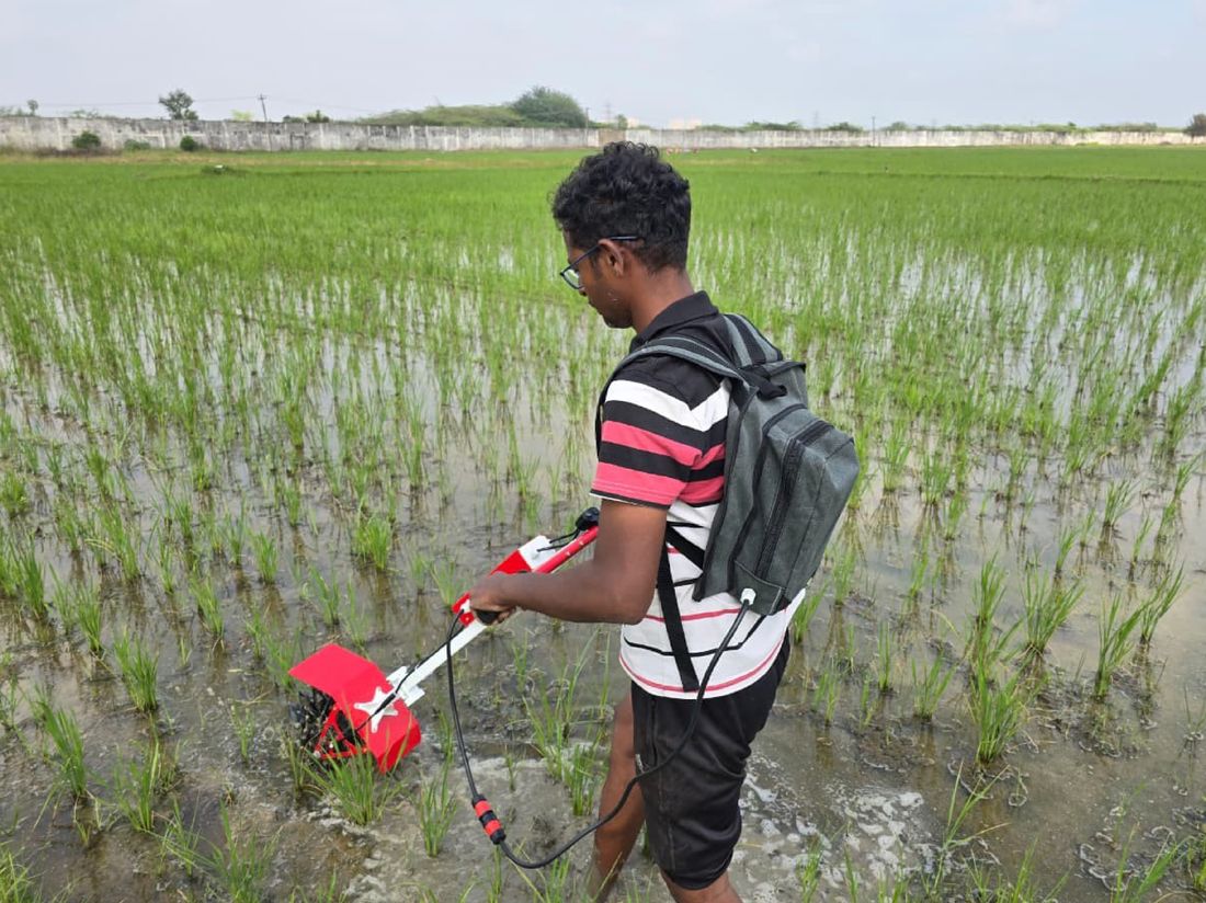 Cono Weeder — Precision Paddy Farming